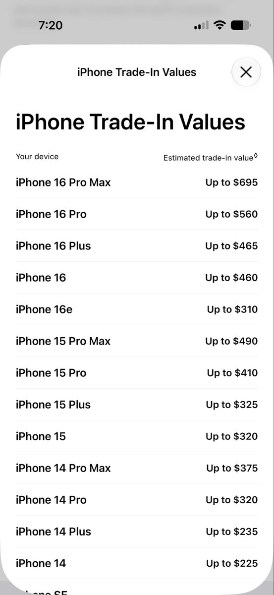 Leshren's tweet photo. iPhone Air 简直低人一等啊，本来想在 18 ultra 出来前把 iPhone air trade in 了，但是苹果直接就不收🌚 https://t.co/JUq0ZEyBMH