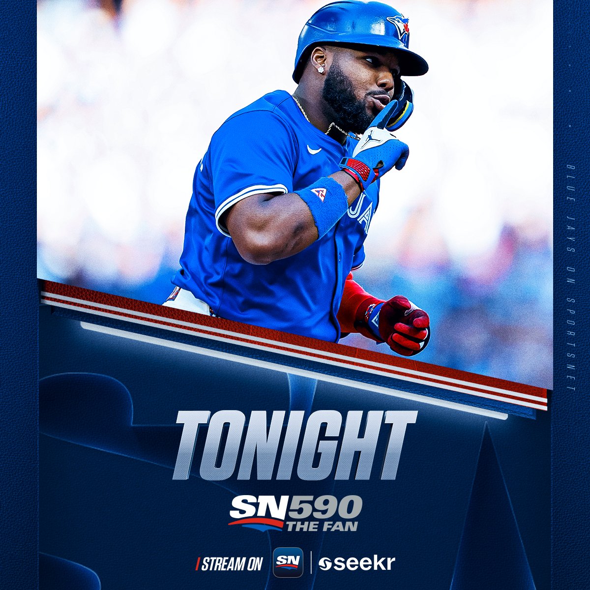 FAN590's tweet photo. The #BlueJays50 look to win the series vs. the Nationals!
@benshulman7 & @BlakeMurphyODC have the call of first pitch at 7:50p ποΈ
@SNJeffBlair & Kevin Barker have #JaysTalk after the final out π£οΈ
π» 590AM
π» https://t.co/tEtiRUWyip https://t.co/Y0cTdwlQkm