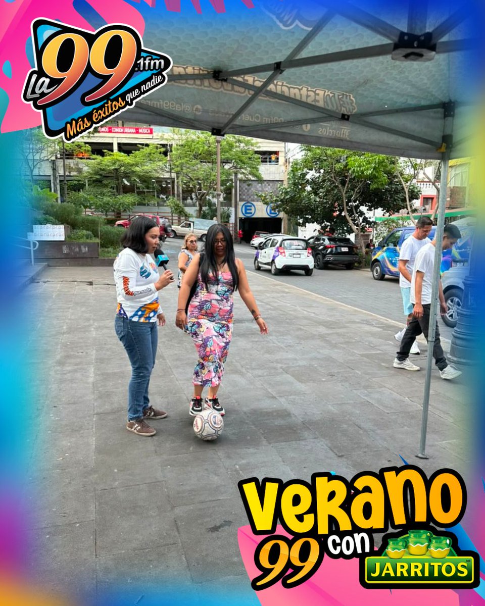 La99fm's tweet photo. ☀️ ¡El Verano 99 ya comenzó! 🏖️🥤
Ven a jugar con nosotros y llévate increíbles premios de Jarritos. 😎🍊🍍🍓
¡Participa, diviértete y haz de este verano el más refrescante! 💚

#Verano99 #La99FM #Jarritos https://t.co/JaqL0VEc9G