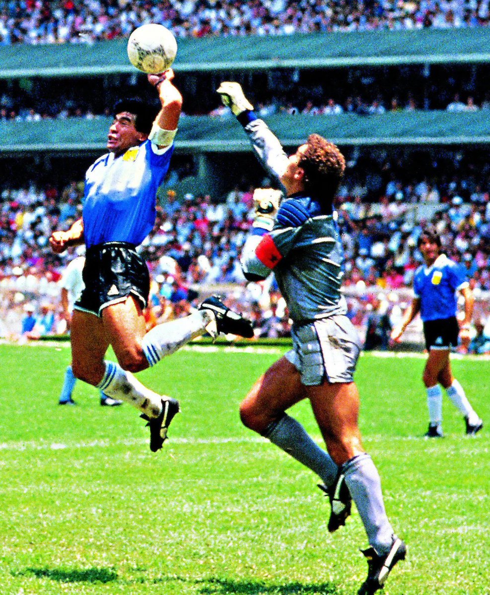 Harry38245838's tweet photo. @TheBallZoneX Argentina may have 3 World Cup's, but did it actually win any of them?

Or just cheating like ⬇️ https://t.co/QGC92KeYR2