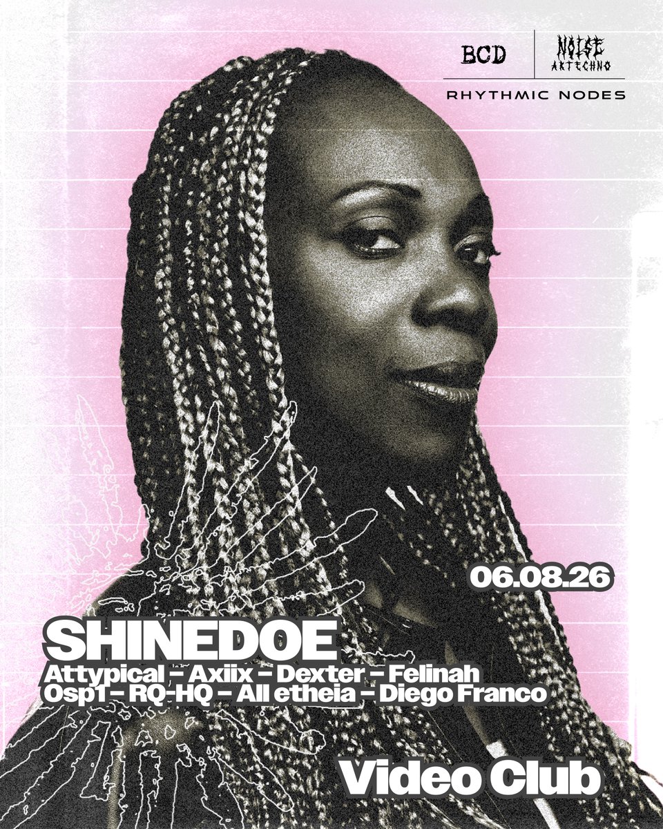 VideoClub__'s tweet photo. 🇳🇱 SHINEDOE en VIDEO CLUB 📡

Con una trayectoria que la ha llevado por algunos de los clubes y festivales más importantes del mundo, @Shinedoe aterriza en la ciudad para una noche de techno de alta alcurnia. Cae jueves festivo en disposición para la fiesta. https://t.co/yzHhtA8WwZ
