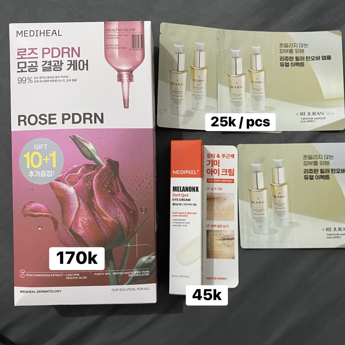 shooninstar's tweet photo. wts want to sell jual masker mediheal rose pdrn korea olive young medipeel melanox dark spot eye cream rejuran 1ml turnover ampoule dual effect

✅ harga tertera di gambar
✅ bisa manual by jne / bs co shopee (ada admin shopee)
🏡 JKT

T. Original ori official kr jastip skincare https://t.co/g2pVbvYukA