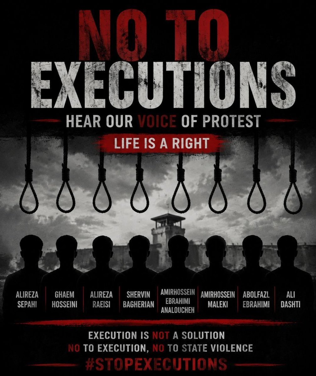 theBatm72299480's tweet photo. #StopExecutionsInIran
DON'T LET THEM EXECUTE THEM! https://t.co/h16hzB8qVc