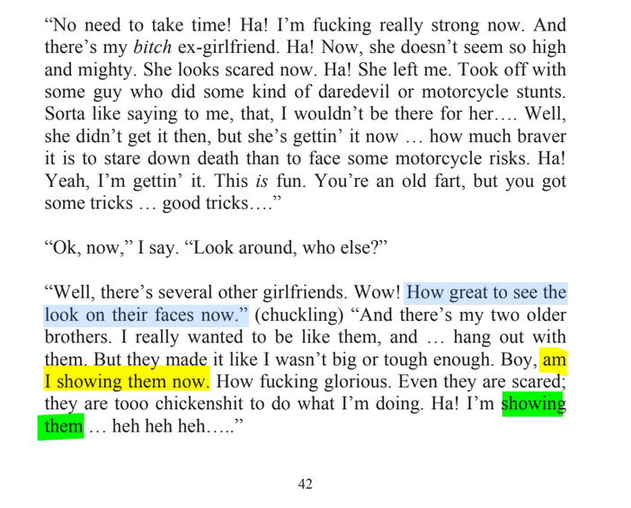 sillymickel's tweet photo. *APOCALYPSE EMERGENCY: Love's Wake-Up Call* (2013) by Michael Adzema. Ch 3, p. 42
🧵Click this panel for Thread, complete book
or, for audio: https://t.co/5cnr96nPz7
🧵👇 💡📚💙 #AE 🌡️ #ApocalypseEmergency ☢️ #AECH3 📖3 #TruthWarriors ❕ #psychology ☮️ #Climate 🔥🌍 #Existential😱 #EndTimes ⏰⛔ #RainbowWarriors 🦋 #thanatos 🧟♂️ #eros 🌈 #FBR 🧑🤝🧑 #resist✊