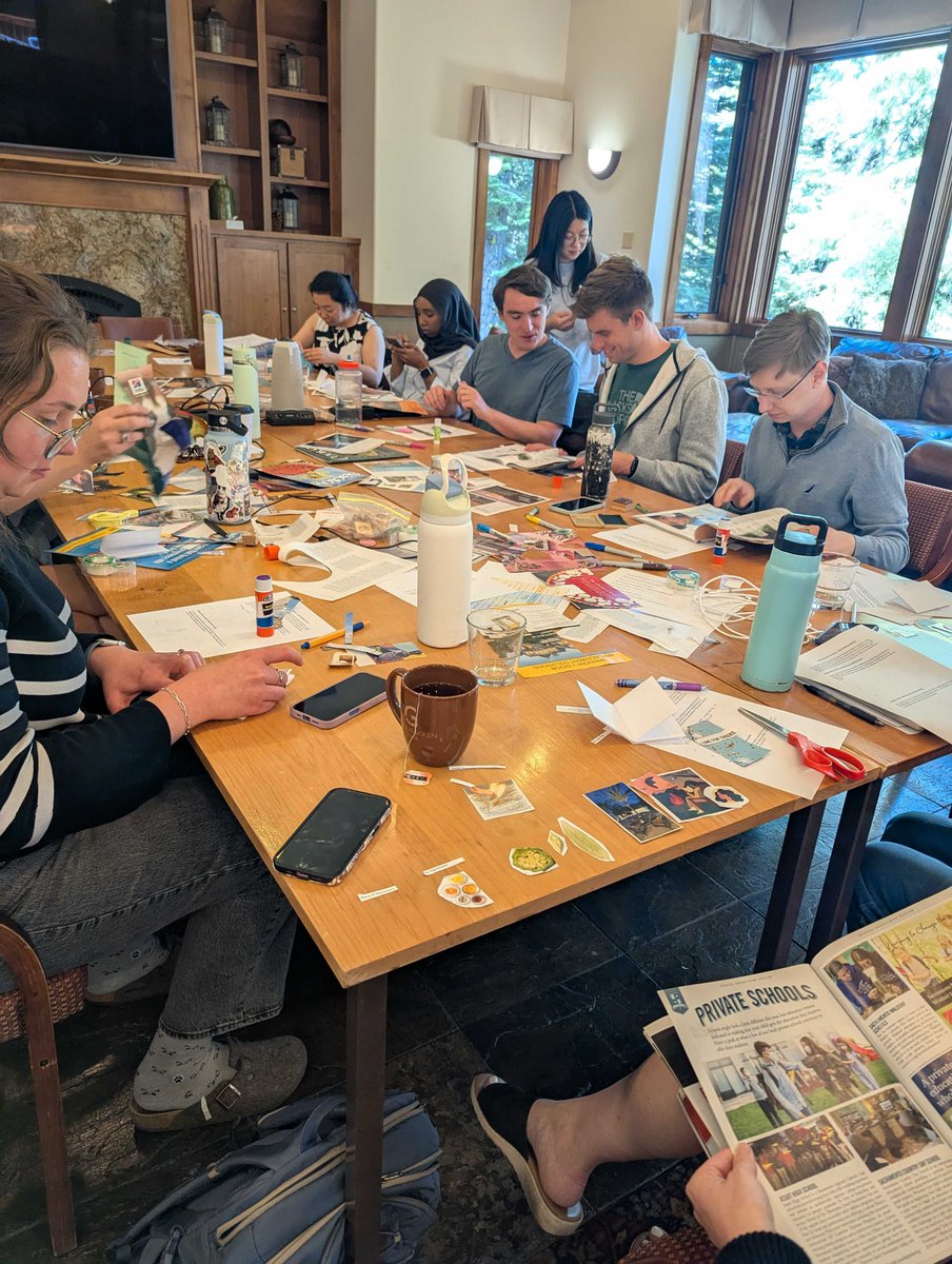 CCSTFellows's tweet photo. CCST's S&amp;T Policy Fellows just wrapped the annual Career and Professional Development retreat where they practiced interviewing skills, negotiation, zine-making, and outdoor adventures. You can get a lot done in just a few days! #SciencePolicy #ScienceFellows https://t.co/Qv8X9RhWHc