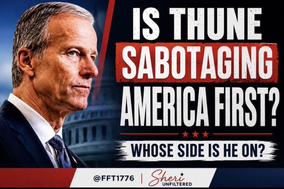 jjauthor's tweet photo. Who owns you @LeaderJohnThune https://t.co/alizYsmVwF