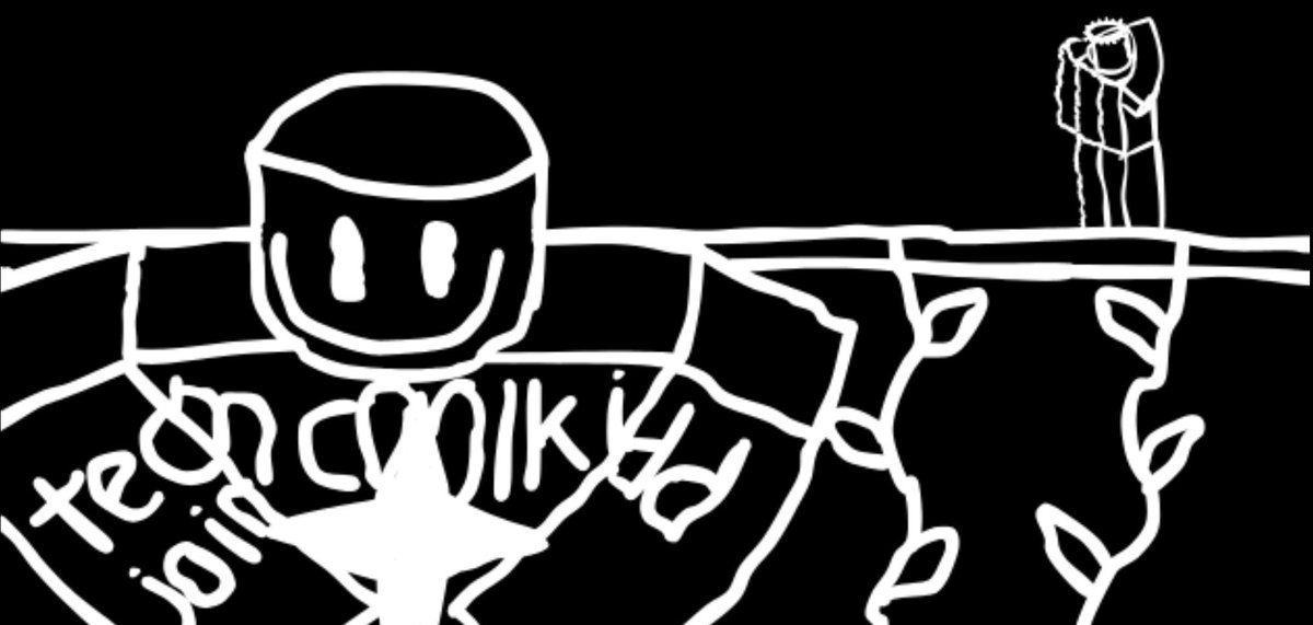 Potato_4991's tweet photo. Thought is would be funny to draw coolkid having stolen nolis void star. My roblox user is MR_NUSZ10 and my discord user is mr_nusz10, very original I know :]
#ForsakenLoadingContest https://t.co/2Qr59iczXy
