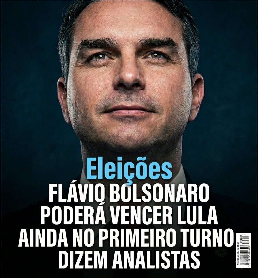 DemocraciaBR_Ja's tweet photo. 🚨ATENÇÃO: Flávio poderá derrotar Lula ainda no primeiro turno, dizem analistas; candidato cresce nas pesquisas https://t.co/iwDKfgWMC3