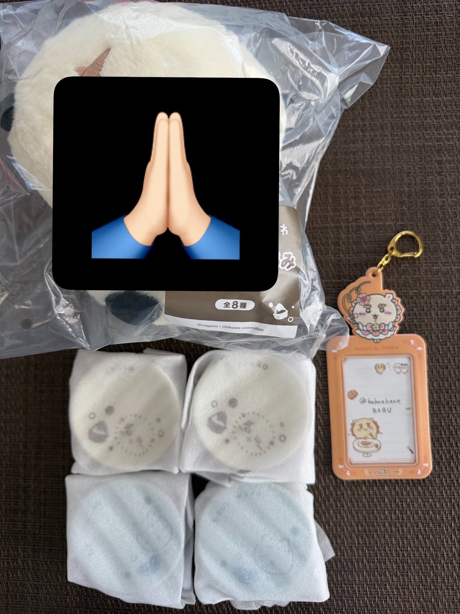 babuakane's tweet photo. 【交換】エニマイくじ ちいかわ  ～ちいかわと夏の思い出～

〈譲〉 豆皿セット【ハチワレ＆ラッコ】×2

〈求〉同種シーサー(ぬいぐるみ、豆皿、ポーチ、コップどれでも可)
    
 郵送でのご交換を希望しておりますが、柏駅周辺での受け渡しも可能です。
よろしくお願いいたします。 https://t.co/skUmkud93b