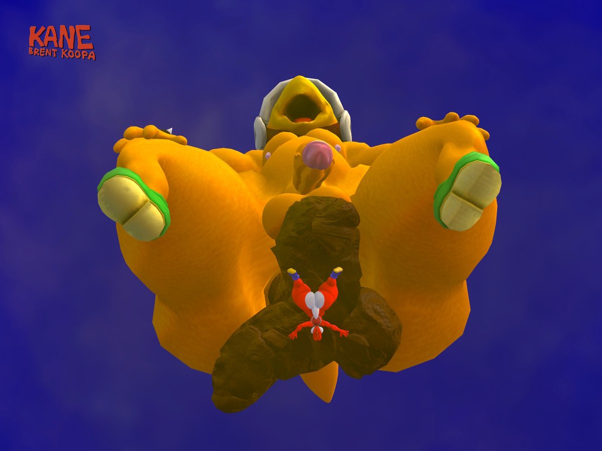 NastyBrownKoopa's tweet photo. Cum Mission for anonymous (same as the Charizard and Lugia)

Right after farting on the tiny Yoshi, the huge hammer bro completely buries the Yoshi under his fat poop logs~

#SFM #Nintendo #Scat https://t.co/nCGcYJfwAV
