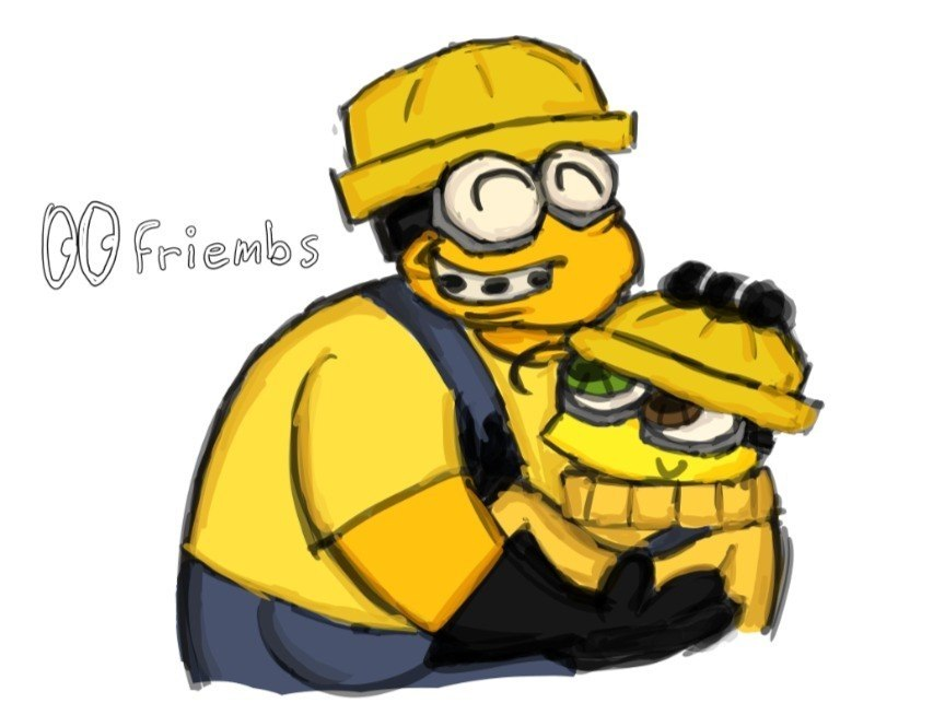 dumakopodobnij's tweet photo. im .. im into minions again . bello ! #minions #stukev #bobtheminion #ottotheminion https://t.co/itokagcbIP