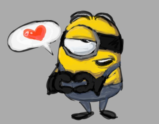 dumakopodobnij's tweet photo. im .. im into minions again . bello ! #minions #stukev #bobtheminion #ottotheminion https://t.co/itokagcbIP