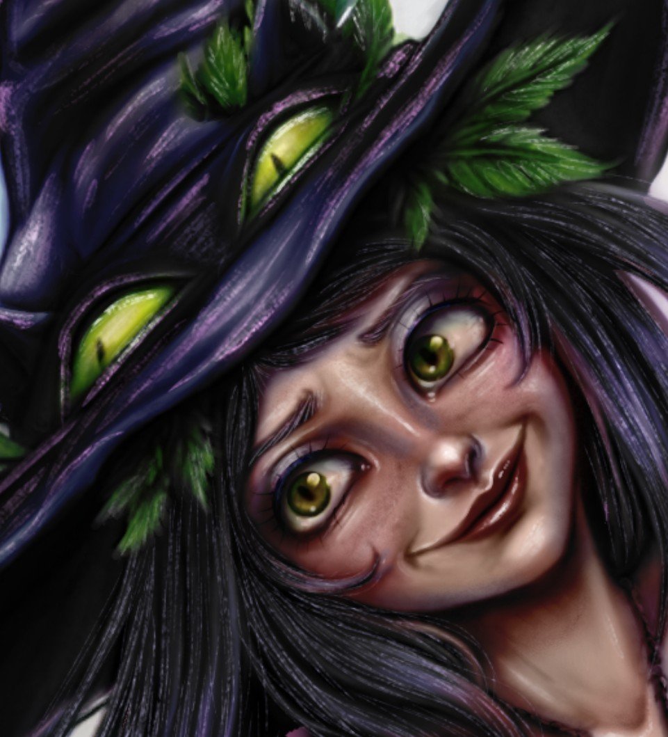 Spiky_oficial's tweet photo. Me doy cuenta que olvidé subir esto por acá 
#digitalart #witch #ibispaintX https://t.co/ydpk8AoORA