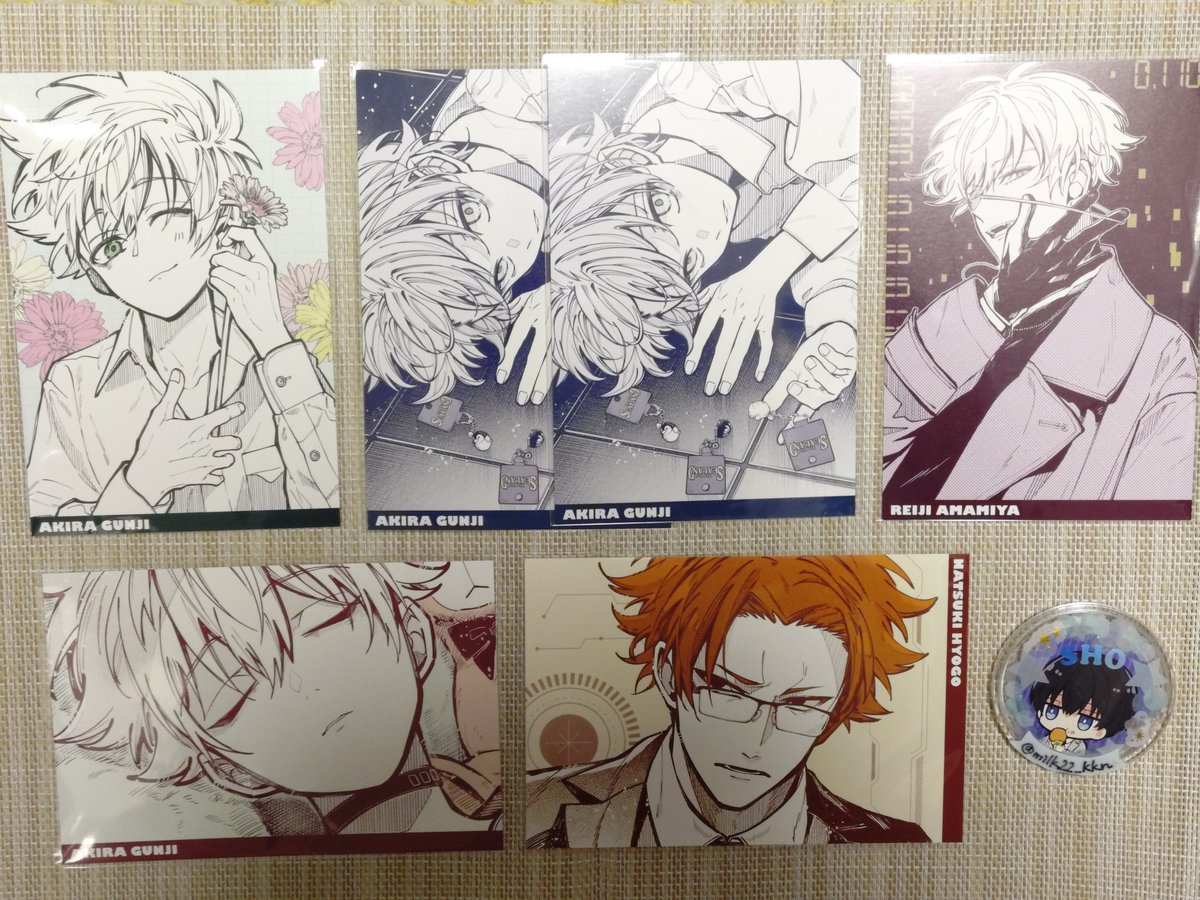 milk22_kkn's tweet photo. ■交換■
東京エイリアンズ 東エリ ねこっこ アニメイトフェア 特典 キャラクターカード ポストカード vol.4

譲】記載なし各2
郡司 雨宮 兵吾 成瀬

求】
天空橋
ポスカ：ほほ笑み＞その他

手渡し(横浜/相談)、郵送

数字記載は今週末受取予定 https://t.co/GwG5Ov2kFS