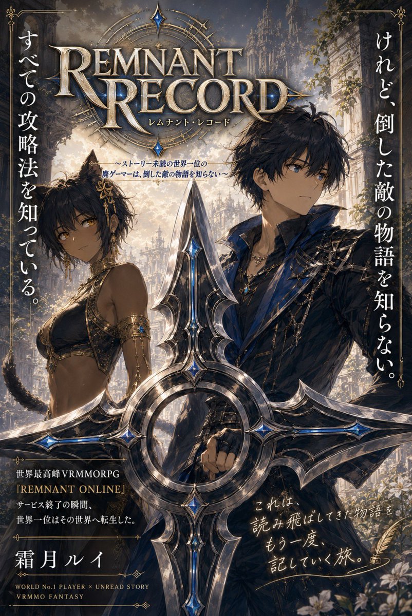 ruinote0775's tweet photo. 【小説宣伝】

世界一位の廃ゲーマーが、
終わったはずのゲーム世界へ転生する。

すべての攻略法を知っている。
けれど、倒した敵の物語は何ひとつ知らない。

『REMNANT RECORD』連載開始！
https://t.co/ukcd3XZWdz

#なろう 
#小説家になろう 
#小説宣伝 
#小説が読めるハッシュタグ 
#拡散希望 https://t.co/m2nyhIGCMI