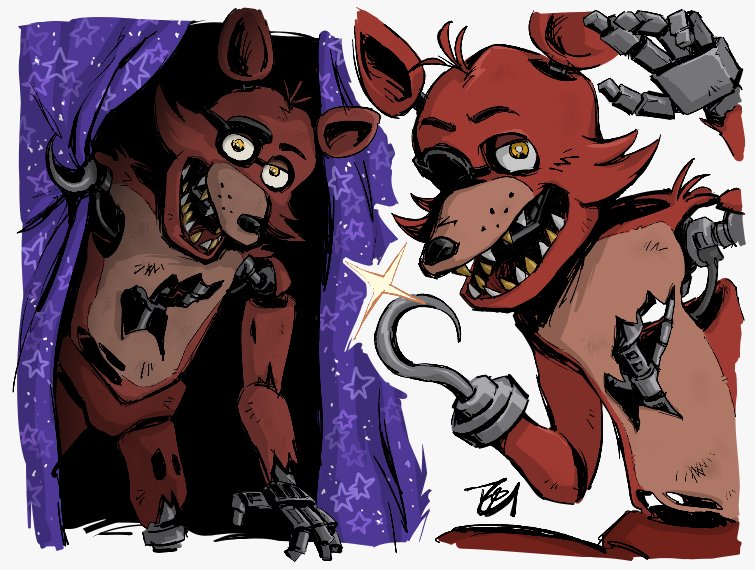 yh2ug4's tweet photo. FNAFに出会って1年が経ちました　これからもFNAFらしさと好きを追求しながら、のんびりと絵を描いていきたい！

2025←　→2026 https://t.co/LrcnCUHNSf