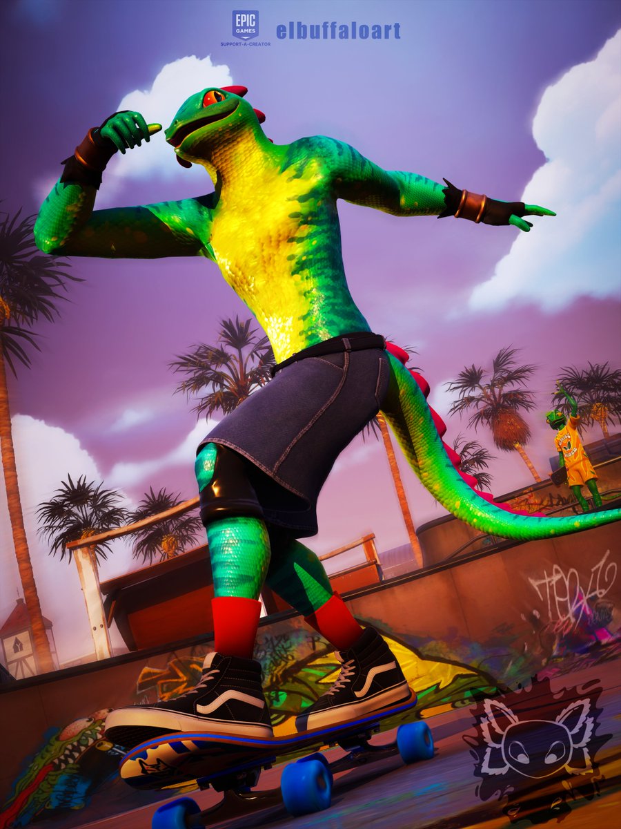 elbuffaloart's tweet photo. Sunbeams and action - #Lizzik
#Fortnite #FortniteArt https://t.co/M7s2abMGRi
