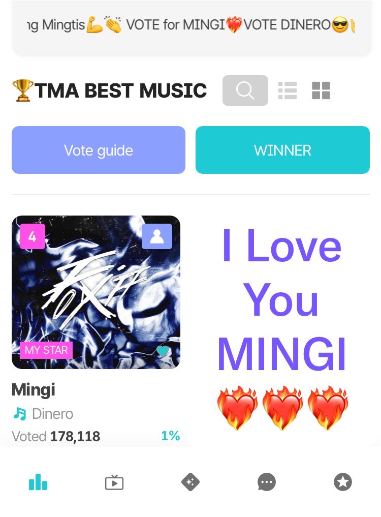 skyewildflower9's tweet photo. 5 days to vote 🥹🤗 KAJA💪😎 I just realized now 😭 we can actually also create a 2nd or more accounts! 😮😳 Pls Mingtis, consider using more accounts to vote 2x or 3X 🥳Let’s keep voting for MINGI’s DINERO until the end 🙏
#MINGI #민기 #FIXON  #DINERO https://t.co/YMTcTlJyeM