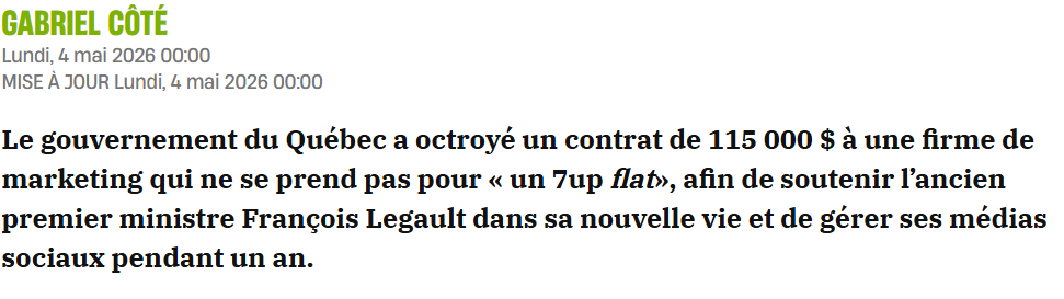 Lowridess's tweet photo. @francoislegault Comme prendre le risque de gérer sa vie tout seul? https://t.co/7TFc7hkQCx