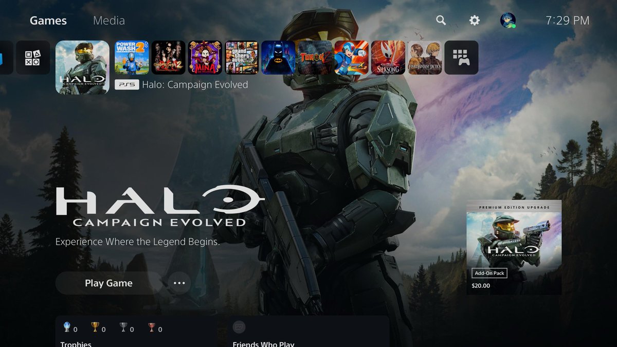 longislandviper's tweet photo. I actually replayed Halo 1 + 2 (and 3 for the first time) on Series X a few years ago, so I feel a bit tempered from that perspective.

But from a surrealism perspective, this certainly charts high. Would’ve been unthinkable just a few years ago. Strange times we live in. https://t.co/OheV8IWMF1