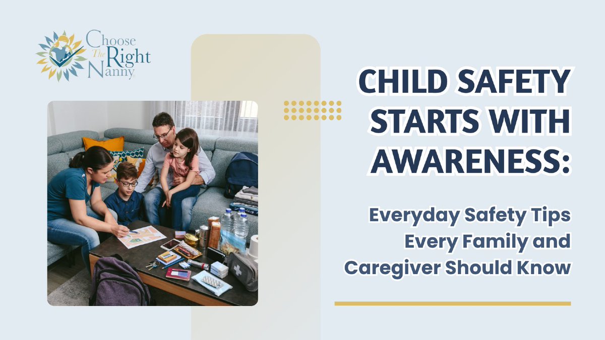 CTRNanny's tweet photo. Keeping children safe starts with everyday awareness. ❤️ Small habits can make a big difference in creating a secure, nurturing environment where children can thrive. Read our latest blog: https://t.co/2mIhq7RZnx #ChildSafety #ParentingTips https://t.co/ruIxLHKFIt