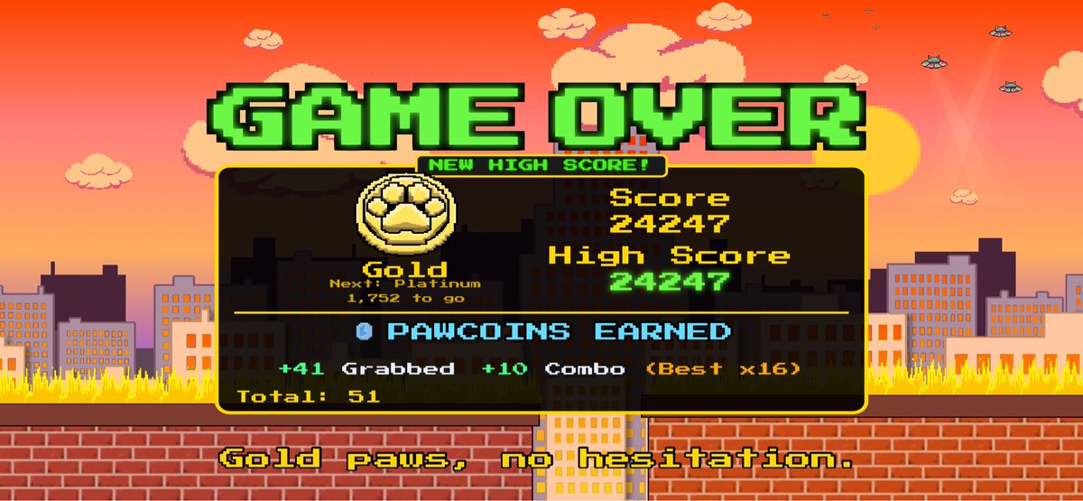 JinxLovesCats's tweet photo. Have you played this yet? 🐾

I scored 24,247 in Pouncy Paws: Pawvasion!
Can you outrun the alien invasion?

Download free on the iOS App Store:
https://t.co/BvO0N5rDMN
#PouncyPaws @PouncyPaws https://t.co/3590PvRsHd