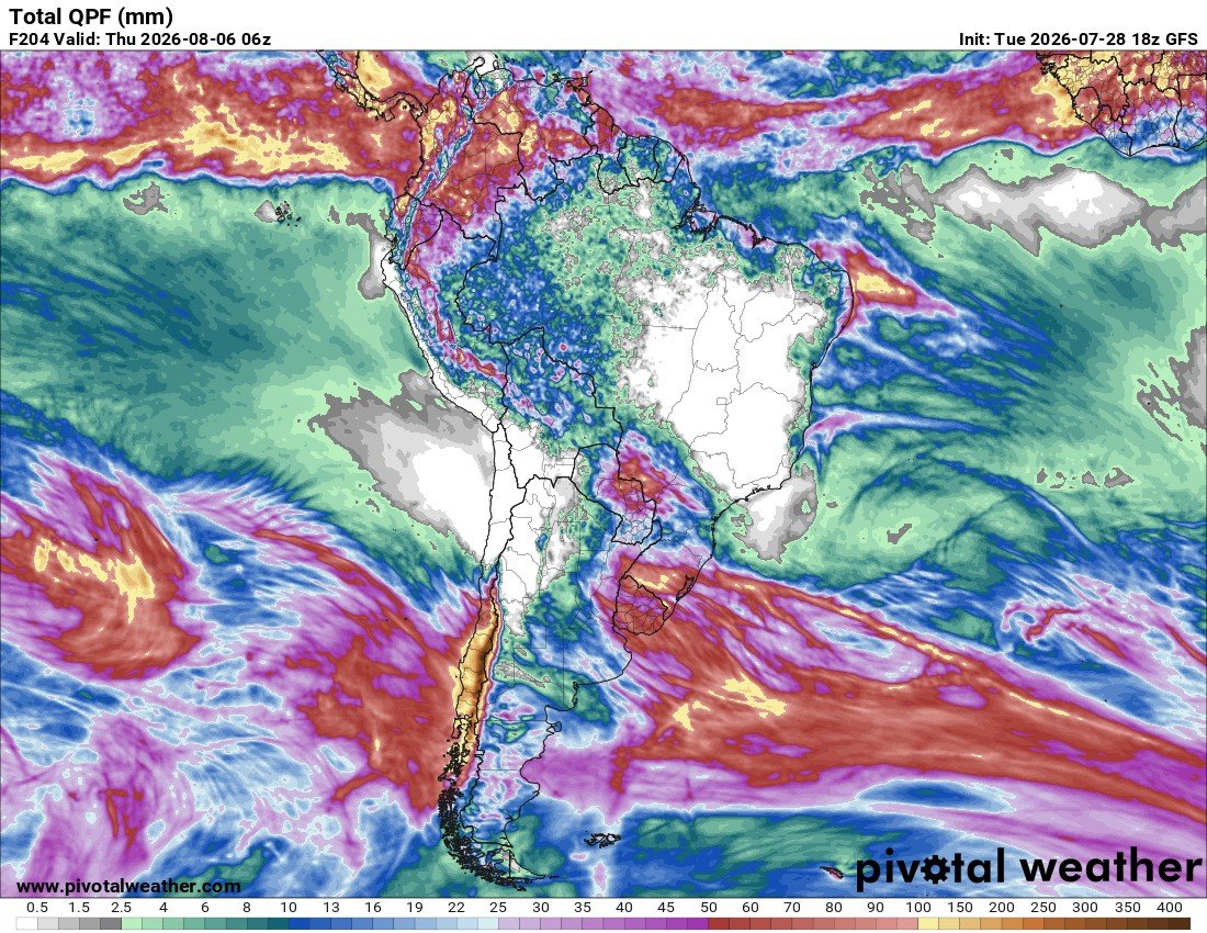 davidurra7's tweet photo. 🔻 Se aproximan nuevos temporales de importancia a la ZonaCentral y Sur. También alcanza para la región de Coquimbo.

Las lluvias comienzan en el sur intensas el  miércoles por la noche y jueves tramo Biobío los lagos.

Temporal lluvia y viento seguirá avanzando hacia el centro alcanzando hasta el Maule el jueves, ya en la noche o madrugada del viernes a Ohiggins.

El viernes precipitaciones con gran extensión territorial entre la Zona  sur de Atacama hasta Aysén.

🔻 Un nuevo temporal lluvia y viento se aproxima para el fin de semana  Sab y domingo en gran parte del Centro Sur.

El viernes se esperan fuertes rachas de viento entre el tramo Vallenar a concepción.  Lo más intenso Coquimbo, Valparaíso y Ohiggins con rachas qué pueden alcanzar los 80-90 km.h borde costero.

Hacia el interior valles 50-70km.h. A prepararse nuevamente por cortes de luz, voladuras techumbre entre otras emergencias por causa del viento.

Animación montos acumulados probables hasta el 06 agosto.