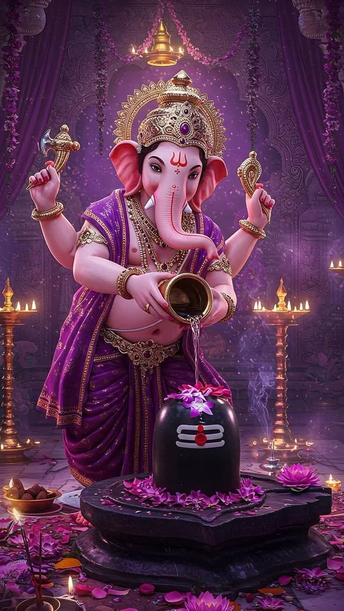 LB_Jain1234's tweet photo. 💙

​🌺 श्री गणेश स्तवन एवं वंदना 🌺

​॥ मंगलाचरण ॥

​गाइये गणपति जगवन्दन।
शंकर सुवन भवानी नन्दन॥
सिद्धि सदन गजवदन विनायक।
कृपा सिन्धु सुन्दर सब लायक॥🙌

॥ श्री गणेशाय नमः ॥🙌 

​॥ वंदना छंद ॥

​जय गणेश जय विघ्न विनाशक ,
बुद्धि-विधाता हे अविनाशी।
सब देवन में प्रथम पूज्य तुम ,घट-घट वासी ,सुख के राशी॥🙌

॥ श्री गणेशाय नमः ॥🙌 

​मस्तक लाल सिंदूर विराजे ,भाल पे सोहे चंदा प्यारा।
कान बड़े और सूंड सुहावनी ,रूप मनोहर लागे प्यारा॥🙌

॥ श्री गणेशाय नमः ॥🙌 

​एकदन्त दयावन्त गजानन ,चार भुजाधारी सुखकारी।
मोदक भोग लगे प्रभु तोहे ,मुषक वाहन बलिहारी॥🙌

॥ श्री गणेशाय नमः ॥🙌 

​रिद्धि-सिद्धि दोऊ चंवर ढुलुकें ,सब सुख-संपत्ति दाता हो।
मातु भवानी पिता महेश्वर ,जग के तुम अन्नदाता हो॥🙌

॥ श्री गणेशाय नमः ॥🙌 

​जब-जब भीड़ पड़ी भक्तन पर , संकट आन हरा तुमने।
दीन-हीन का हाथ पकड़कर ,काज संवार दिया तुमने॥🙌

॥ श्री गणेशाय नमः ॥🙌 

​वेद-पुराण लिखें महिमा तेरी , नारद-शारद ध्यान धरें।
ब्रह्मा-विष्णु-महेश निरंतर ,तुमरी ही जयकार करें॥🙌

॥ श्री गणेशाय नमः ॥🙌 

​अंधे को तुम आँख देव प्रभु ,कोढ़िन को निर्मल काया।
बांझन को तुम पुत्र देत हो ,निर्धन को अक्षय माया॥🙌

॥ श्री गणेशाय नमः ॥🙌 

​ज्ञान का दीप जला दो हृदय में ,दूर करो अज्ञान अंधेरा।
चरणों में प्रभु शरण दो अपनी ,मेटो भव का घोर अंधेरा॥🙌

॥ श्री गणेशाय नमः ॥🙌 

​हम बालक हैं द्वार तिहारे ,अवगुण बहुत भरे मन में।
कृपा-दृष्टि बस एक बना दो ,जीवन बीते भक्ति-भजन में॥🙌

॥ श्री गणेशाय नमः ॥🙌 

​सब विघ्नों को दूर हटाओ ,सब काज करो सिद्ध स्वामी।
जय गणपति ,जय विघ्नहरण प्रभु , जय-जय अंतरयामी॥🙌

॥ श्री गणेशाय नमः ॥🙌 

​ऋद्धि-सिद्धि सह आबो प्रभु ,मोदक भोग लगाय।
काटो सकल कलेश प्रभु ,भक्ति हृदय बसाय॥🙌 

॥ श्री गणेशाय नमः ॥🙌 ~💙

~छुअन 

​1. प्रातः स्मरण गणेश श्लोक

​प्रातः स्मरामि गणनाथमनाथबन्धुं
सिन्दूरपूरपरिशोभितगण्डयुग्मम्।
उद्दण्डविघ्नपरिखण्डनचण्डदण्डम्
आखण्डलादिसुरनायकवृन्दवन्द्यम्॥🙌

​अर्थ:

मैं प्रातःकाल अनाथों के बंधु ,जिनके दोनों कपोल (गाल) सिंदूर से सुशोभित हैं ,जो उग्र विघ्नों का नाश करने में समर्थ हैं और इंद्र आदि देवताओं द्वारा पूजनीय हैं ,उन श्री गणेश जी का स्मरण करता हूँ।🙌

​2. गणेश मूल एवं विघ्ननाशक मंत्र

​गजाननं भूतगणादि सेवितं
कपित्थ जम्बूफलसार भक्षितम्।
उमासुतं शोक विनाशकारणं
नमामि विघ्नेश्वर पादपंकजम्॥👍

​अर्थ:

जिनका मुख हाथी के समान है ,जो भूत-गणों आदि से सेवित हैं ,जो कैथ और जामुन के फलों का सार भक्षण करते हैं ,उन माता पार्वती (उमा) के पुत्र ,दुःखों का नाश करने वाले विघ्नेश्वर श्री गणेश के चरण-कमलों में मैं प्रणाम करता हूँ।🙌

​3. लघु प्रातः मंत्र

​ॐ गं गणपतये नमः

​वक्रतुण्ड महाकाय सूर्यकोटि समप्रभ। निर्विघ्नं कुरु मे देव सर्वकार्येषु सर्वदा॥🙌

​ॐ गं गणपतये नमः🙌

॥ श्री गणेशाय नमः ॥🙌

🌹🙌🌹🙌🌹🙌🌹