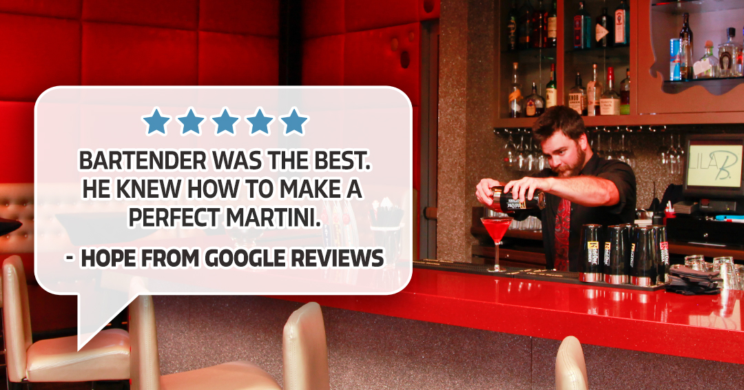 LilaBLounge's tweet photo. A five-star review and a perfectly crafted martini? We'll cheers to that. 🥂🍸

Whether you're in the mood for a classic martini or your favorite handcrafted cocktail, our bartenders are ready to pour something you'll love.

Come sip with us! https://t.co/cOkY9OvExu