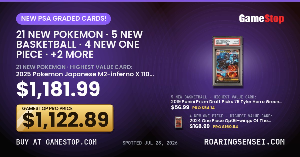 does gamestop graded baseball cards PSA Card Mystery Pack | PSA Graded Baseball Card | Grade 8+ Guaranteed | Contains One Graded Vintage, Rookie, Legend or Current Star PSA Graded Card Return From