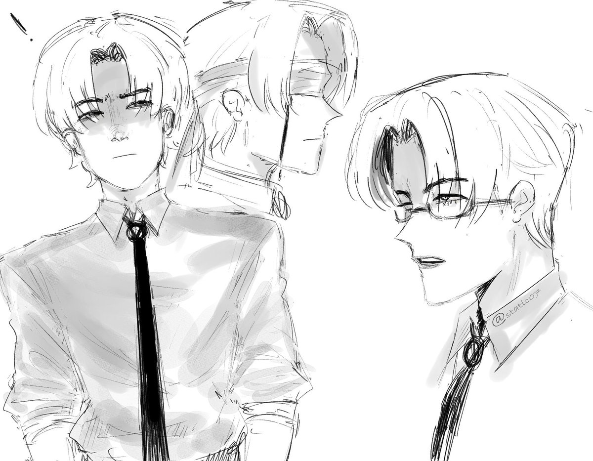 Static07r's tweet photo. Azuma sketches from the other day #choujinx #fanart https://t.co/z0fEETKw3U