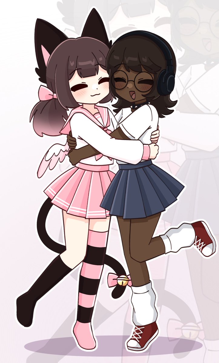 Meowbah's tweet photo. Commission for Hyacinth :3
(Proof meows not racist BLM) https://t.co/kZIB0om0pV