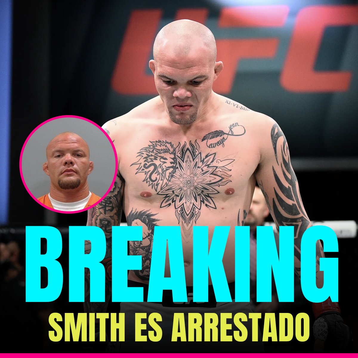Solo_MMA's tweet photo. 🔥🔥Anthony Smith ex peleador y actual analista de UFC fue arrestado el día de ayer en Nebraska. Smith enfrenta cargos de violencia doméstica, amenazas de violencia y privación ilegal de la libertad. https://t.co/OqOLgiJaEk