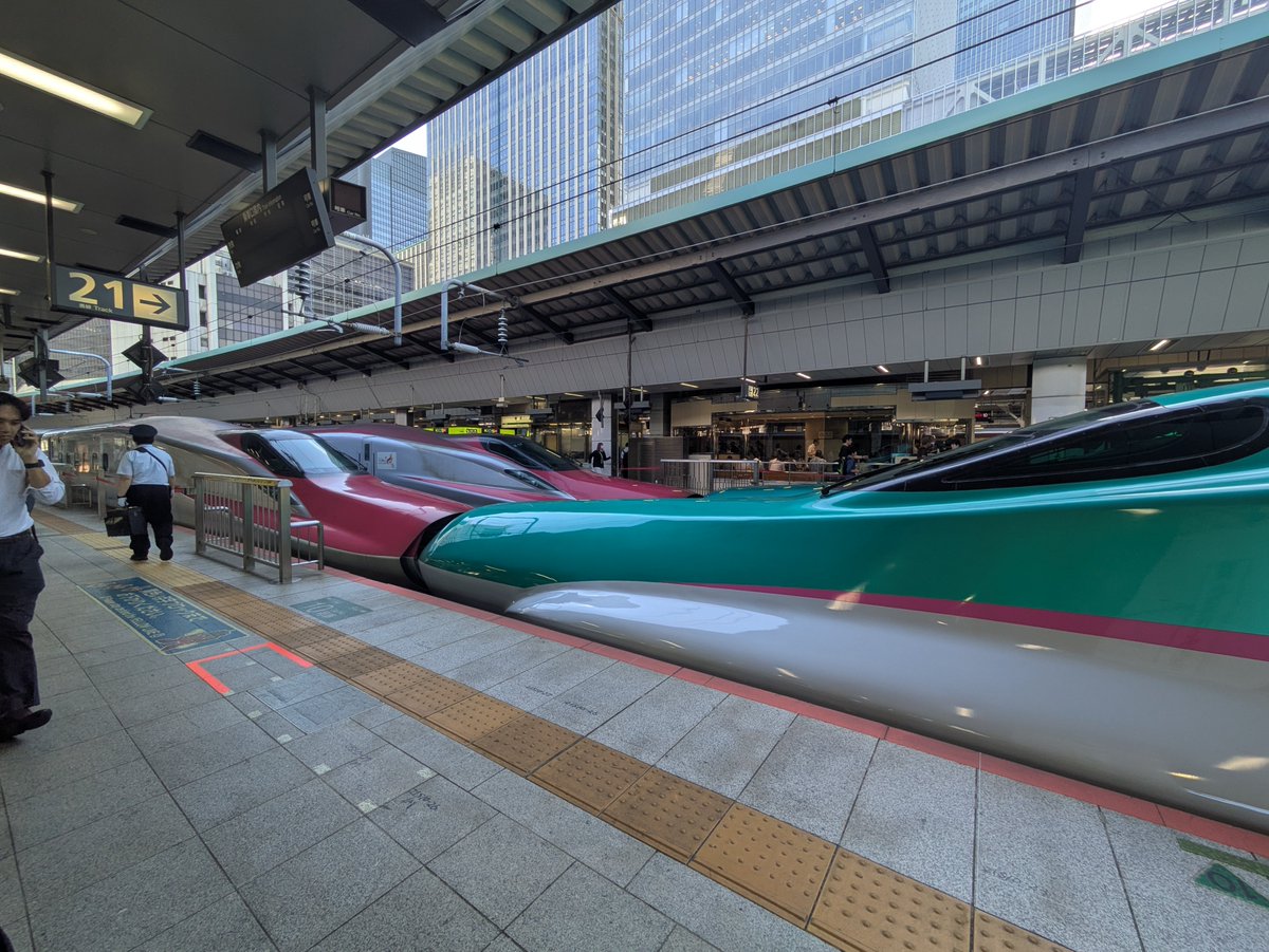 tetsu__aren's tweet photo. 東京駅から出発 https://t.co/AuoCdGrDoP