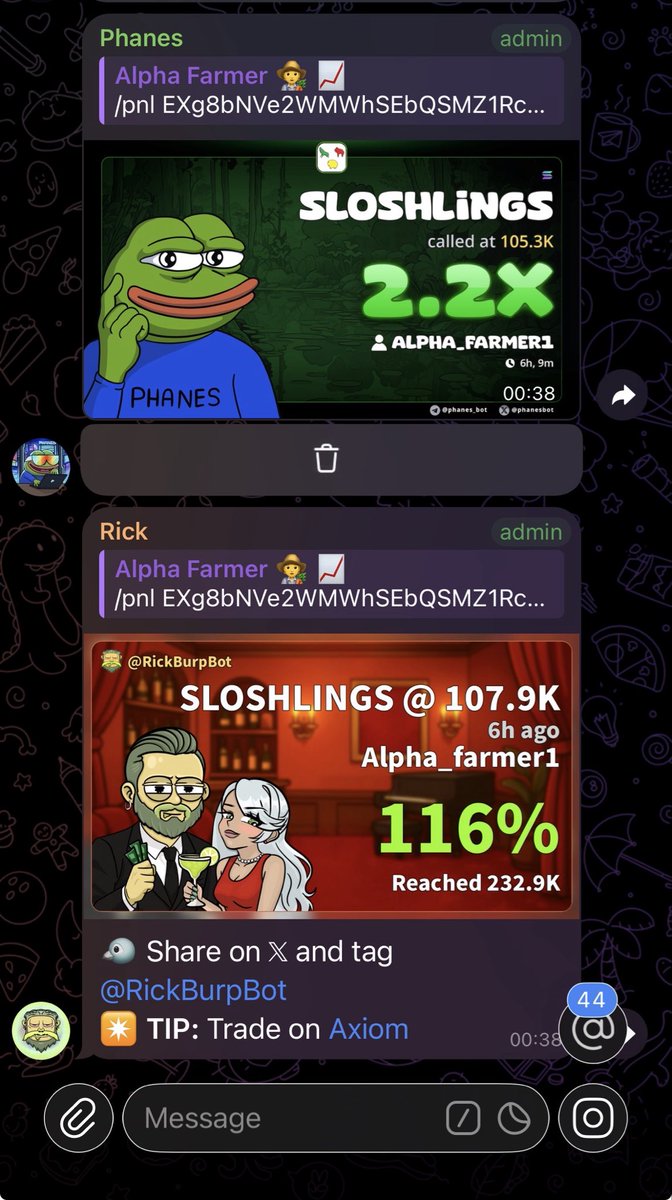 Alpha_farmer1's tweet photo. Done 2.2x on $SLOSHLINGS
LFG🚀🚀🚀

DM for early entry 👨‍💻💰

EXg8bNVe2WMWhSEbQSMZ1RcNymbrXaWRNujYVau7pump https://t.co/V9Wd1278BT