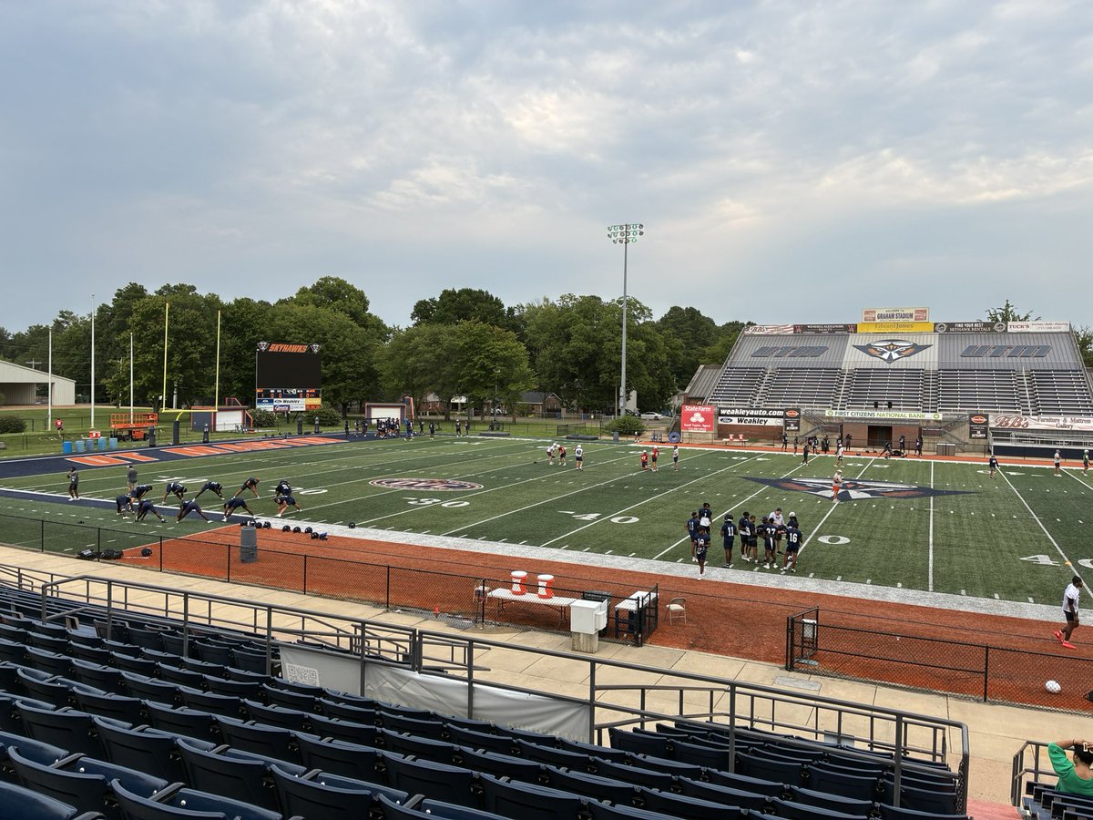SkyhawkSN's tweet photo. First day of fall camp is underway for the OVC preseason favorites!

#MartinMade https://t.co/UDGI6O26s1