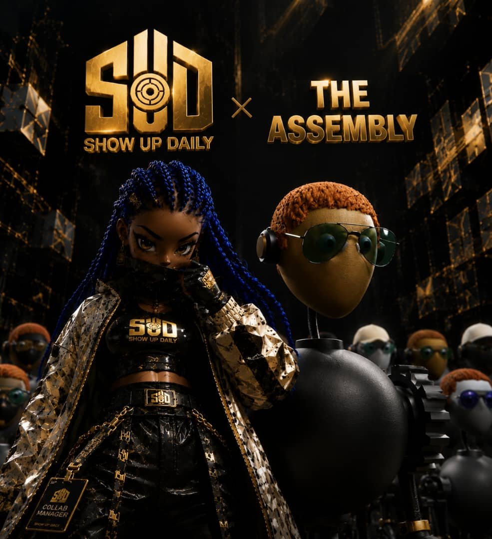 show_up_daily_'s tweet photo. We're excited to announce our collaboration with @TheAssembly_NFT

The Assembly is a collection of 666 unique mech units, blending human features, premium streetwear, and uncompromising metal frames.

𝐌𝐢𝐧𝐭 𝐃𝐞𝐭𝐚𝐢𝐥𝐬
⚙️ Supply: 666
⛓️ Chain: Ethereum
🪙 Mint Details: TBA https://t.co/EEndsUvJF0