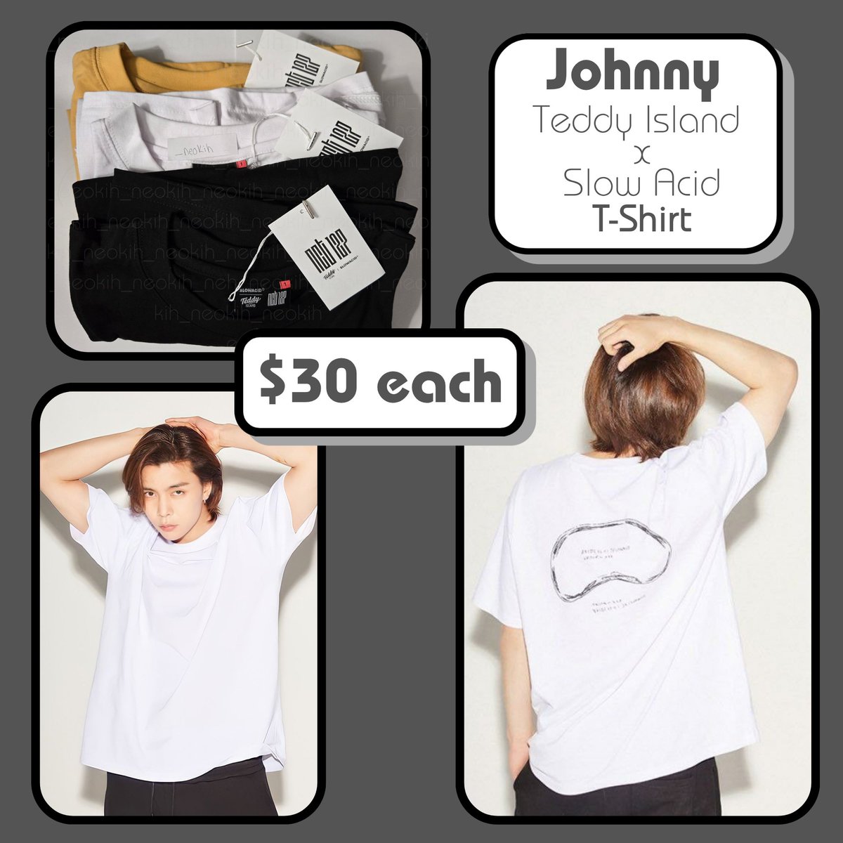 _neokih's tweet photo. WTS Johnny Teddy Island x Slow Acid x NCT 127 T-shirts
❀ All Size 1, never worn, still has tags and comes with original packaging
❀ $30 each
❀dm for shipping
❀us preffered but ww possible https://t.co/TGZWfHjMA0