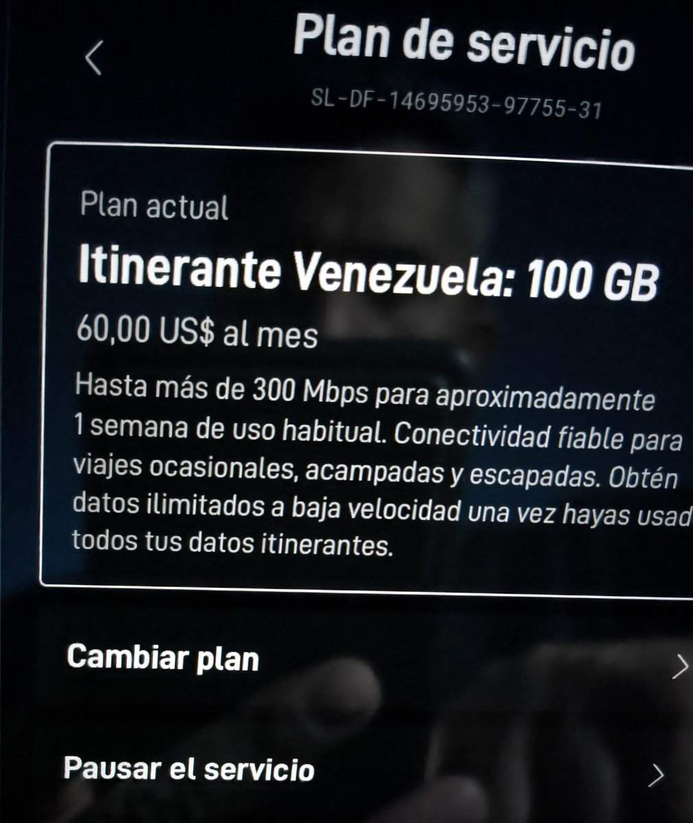 Ergatote's tweet photo. @fmonroy @Aprosperidad_ @Dancolzukimoto @Conatel @SpaceX @elonmusk Éste es el que tengo 100GB x $60. No euros, no petros, dólares. https://t.co/Bg2vmgBVpQ