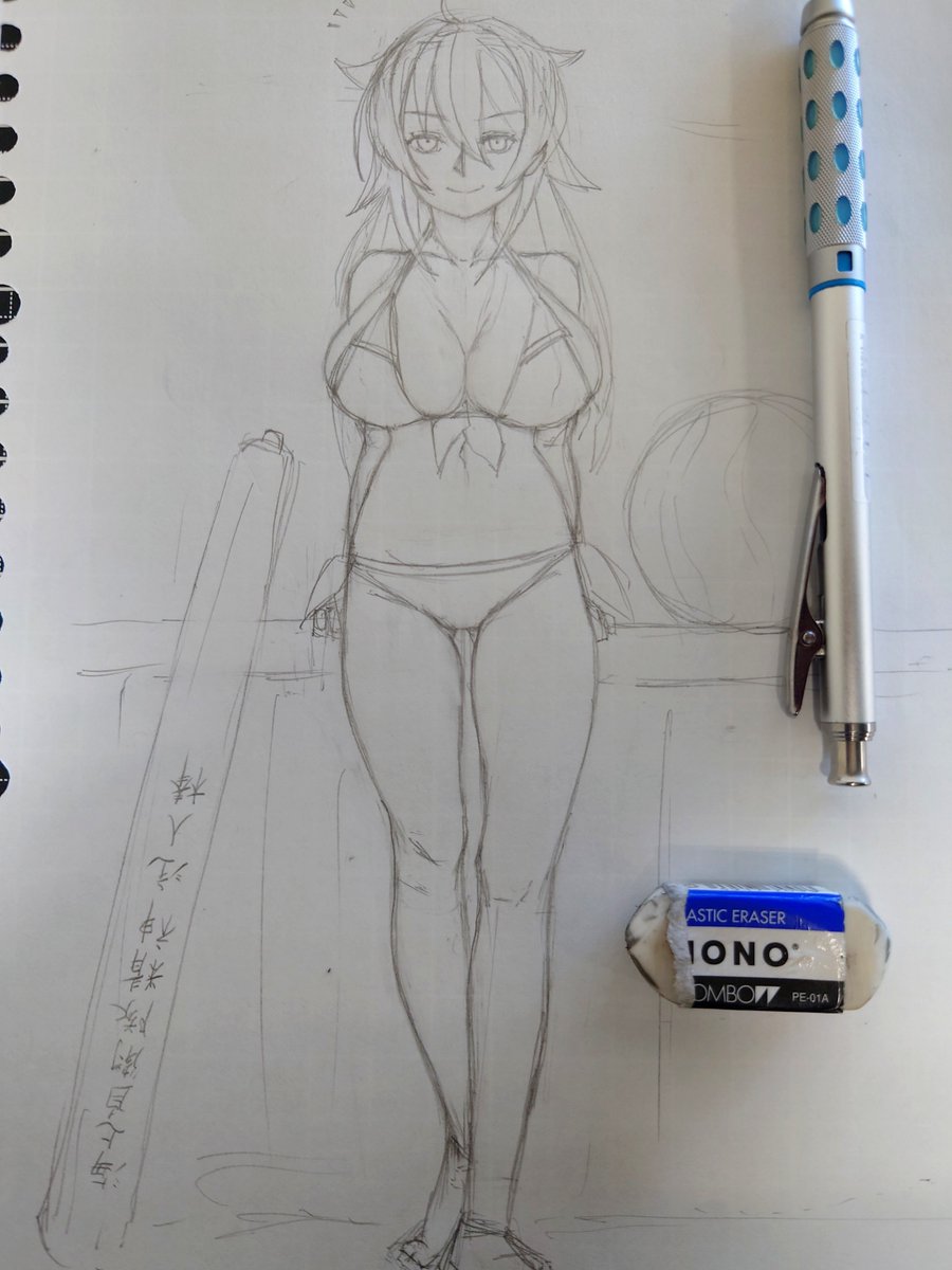 ATM87sk's tweet photo. 朝練

手癖、何も見ないで描いて、後で家帰ってフィギュアだ何だ資料見ながら頭抱えながら修正を図ると数時間掛かるやつですね(ﾟдﾟ)(白目

白露型の長女 https://t.co/RHaPWo4ygQ