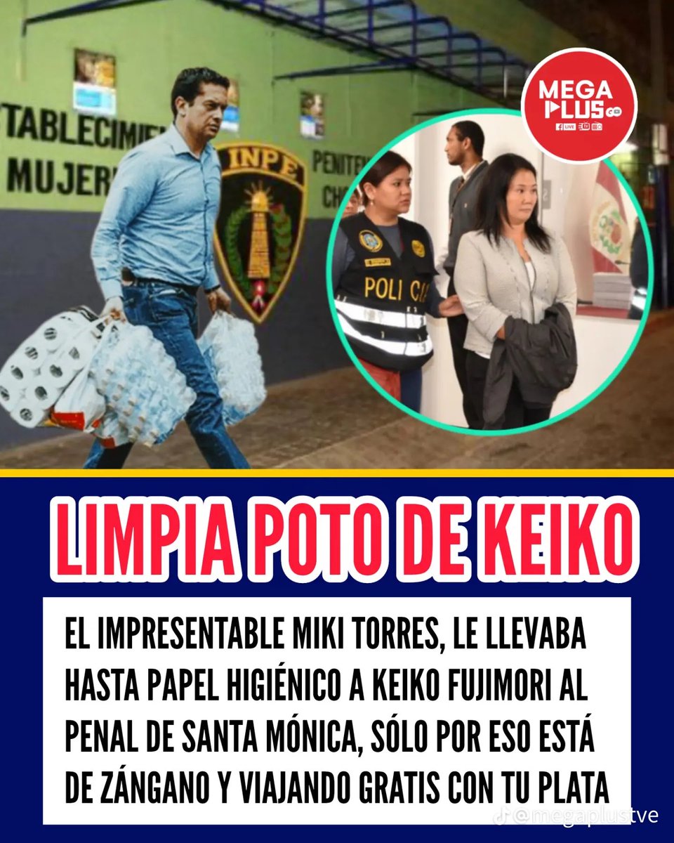 Dipaz14's tweet photo. @JoePauca @patty_juarez_ @KeikoFujimori MAMOM
Pide rodilleras nuevas tanto uso demanda renovación,reverendo kagon https://t.co/BAgmmTvRw2