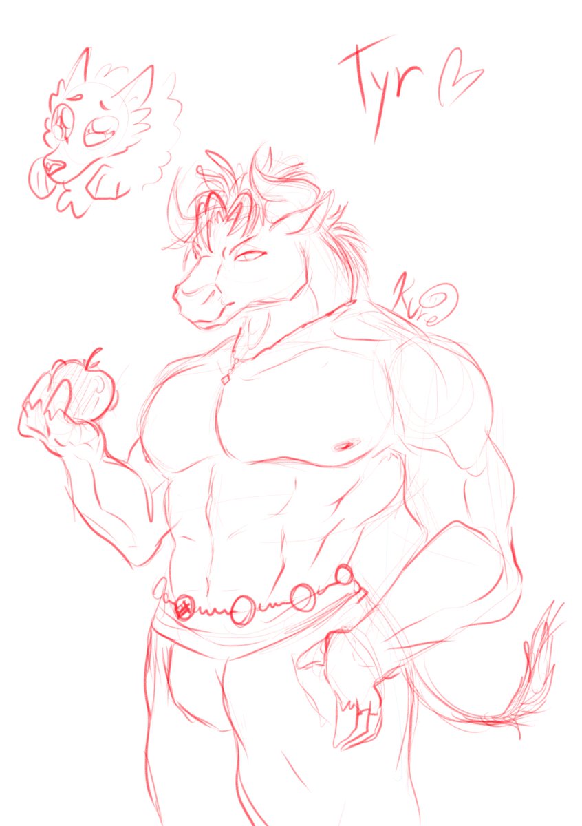 Kure_uwus's tweet photo. I contribute the Valkyrie heart fandom with Bull Tyr because I love beefy men 💖 #valkyrieheart #otome https://t.co/t2fMMnS40R