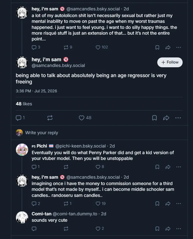 LordYoshiZ's tweet photo. AHAHAH Holy shit this woman's bluesky holy shit shes actually just straight up deranged https://t.co/A8QvAVcWk7