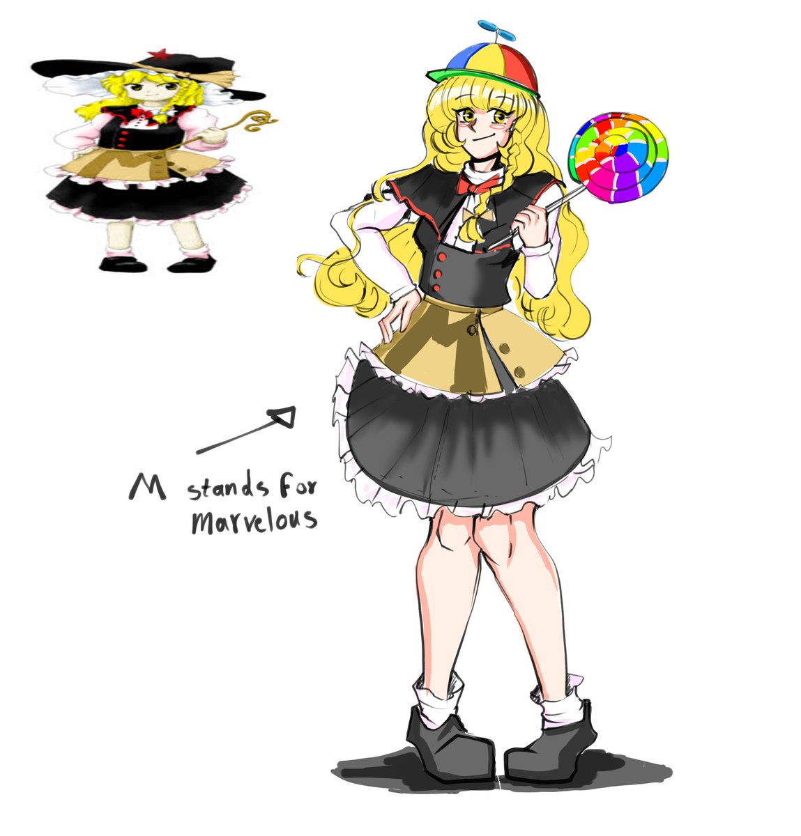AMegalodon235's tweet photo. This is my favorite Marisa outfit https://t.co/j1uHZjLJcd