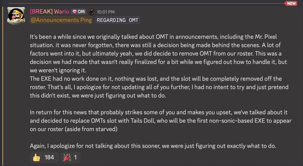 SamuelContrer35's tweet photo. It's been a year since Sonic.OMT was scrapped from Outcome Memories
#outcomememories #glaghorsesimulator50billion #AlbertEinzteinPadreDelRap #MyDelightfulMasterpiece https://t.co/yuXWVOug7m