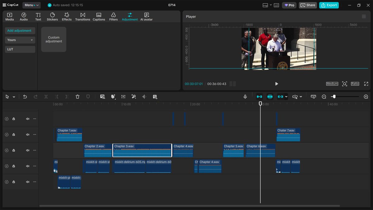 FaideEdits's tweet photo. Faceless documentary breakdown.

My workflow: Sound design → Pacing → Motion Graphics. Locks in retention before I touch a transition.

I turn scripts (AI or human) into cinematic narratives that hold AVD.

Run a channel that lives on watch time? Let's talk. https://t.co/JIOSK8dryk