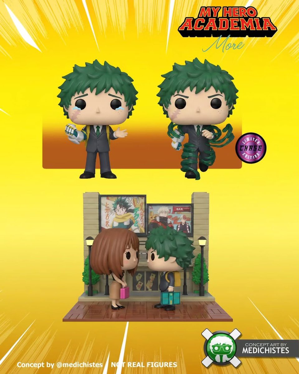JonFunkos's tweet photo. My Hero Academia: More - Izuku Midoriya &amp; Ochaco Uraraka concepts by @medichistes (IG)!

#Funko #MyHeroAcademia https://t.co/5KNX51ooA1