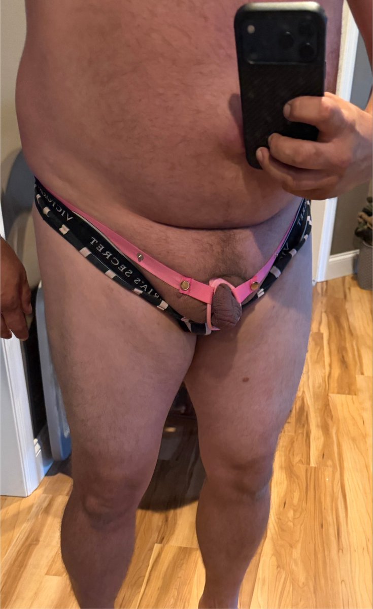 patriotmylfjen's tweet photo. First attempt at the fufu clip, it looks ok here but I’m not sure how well it’ll be during normal wear.
#fufuclip
#fufu
#chastity
#VictoriasSecret
#Thong https://t.co/TuWqH4KS50