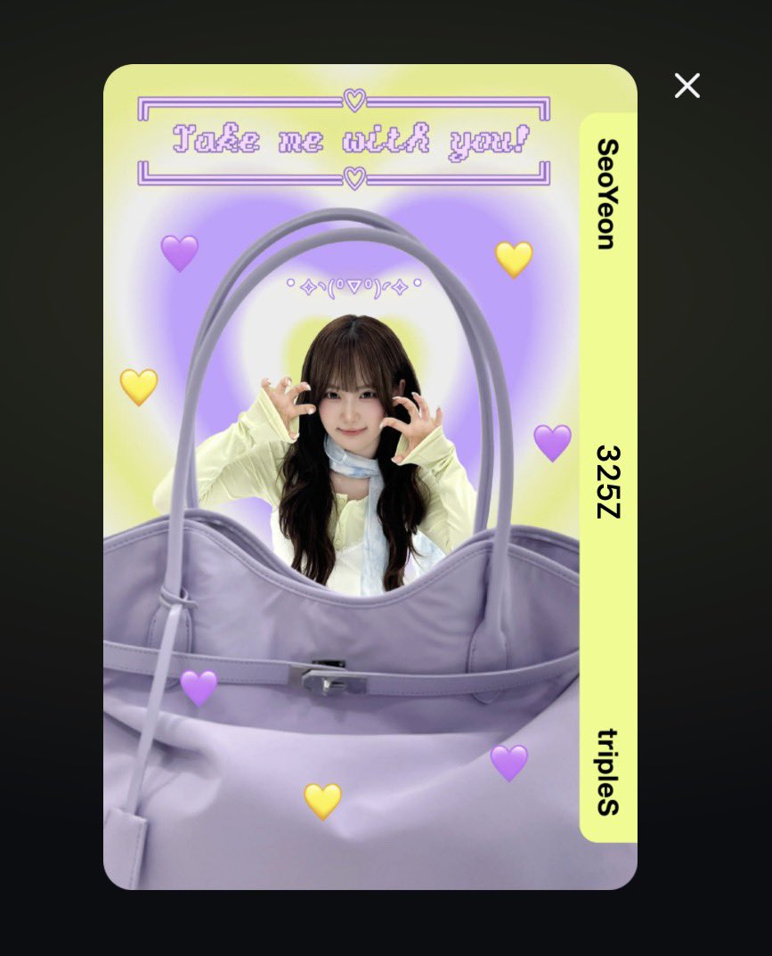 rinrinlvr's tweet photo. get to know me!! (objekt edition)

fav objekt i own: this hyerin
fav pose objekt: badge war jiwoo
fav border colour/design: the love&amp;pop
most wanted objekt atm: cutie seoyeon

(idk the numbers things 😭🥺) https://t.co/vBkL5Q0YCa