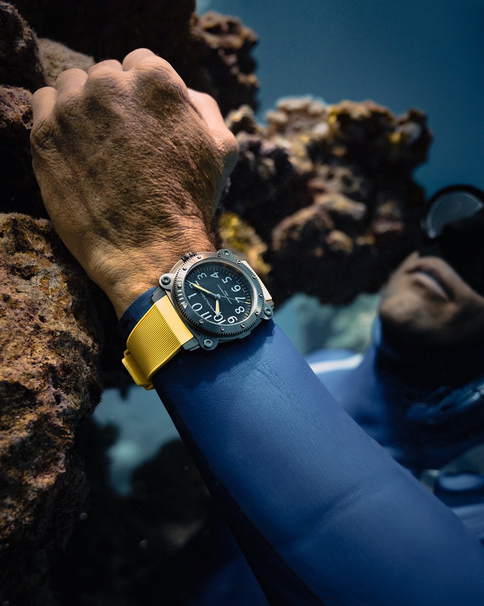 hamiltonwatch's tweet photo. Your best ally for every underwater adventure.
100 bar. Helium valve. Titanium strength.
The Khaki Navy BeLOWZERO is built for the deep.

#hamiltonwatch
https://t.co/U4lpHnHODI https://t.co/FHhJxZNuJ9